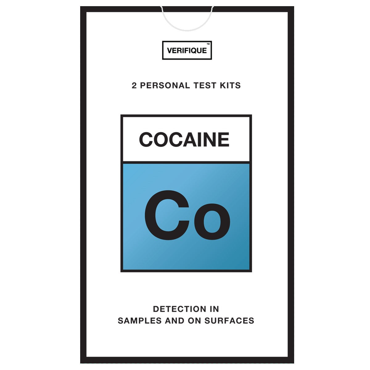 swabtek verifique detection test for cocaine front of retail box