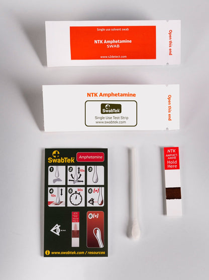 swabtek amphetamine detection test kit components