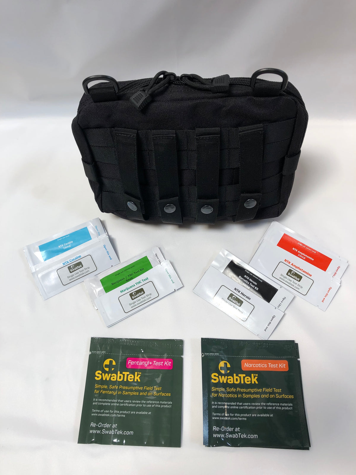 SwabTek Narcotics Go Bag - 60 Tests packaging