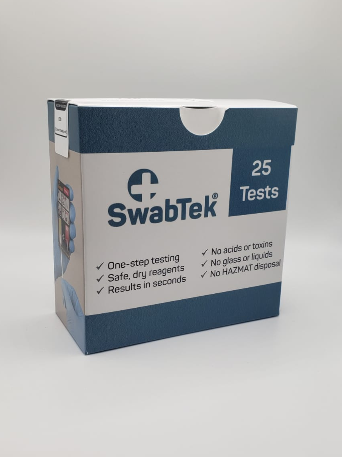 swabtek box of 25 cannabis/marijuana/THC detection test kit units