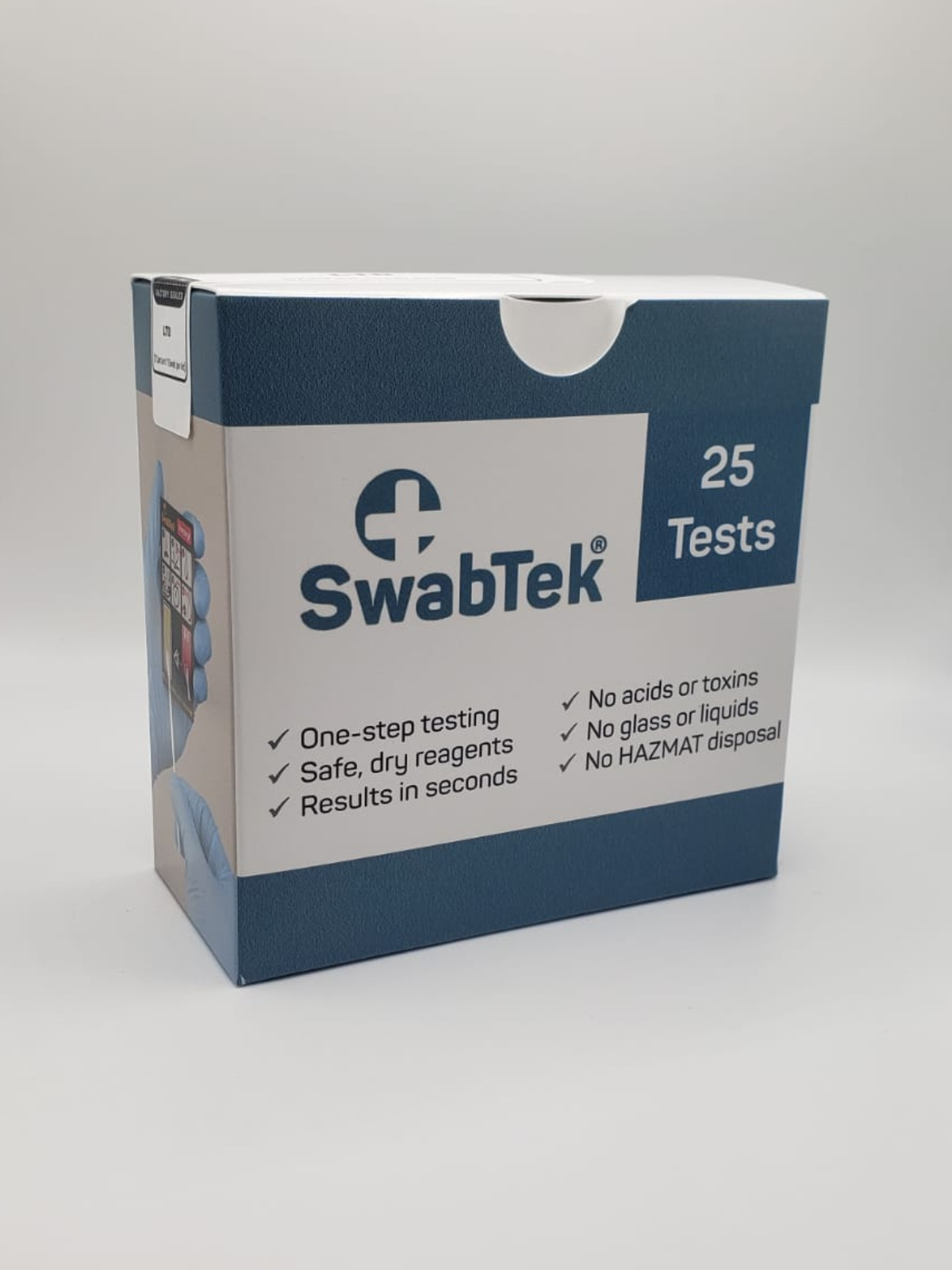 swabtek box of 25 cocaine detection test kit units